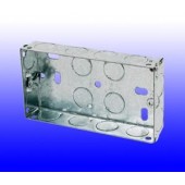 2 GANG 25MM SWITCHED SOCKET BACK BOX